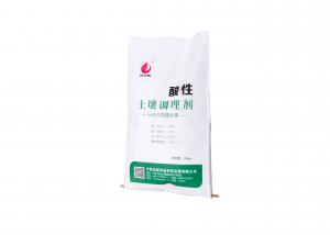 Side Gusset Pp Woven Laminated Plastic Paper Bag With Anti Slip / Plain Surface