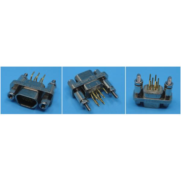 J30j Series 9 Pin Receptacle Connector Miniaturized Rectangular For Avionics / Radars