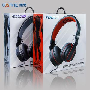 China Gift Cardboard Headphone Earphone Packaging Box CYLO Folding wholesale