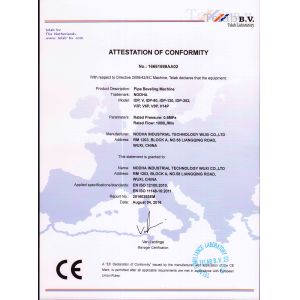 Nodha Industrial Technology Wuxi Co., Ltd Certifications