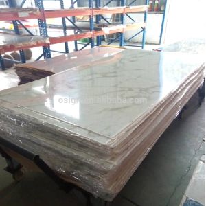 China Crack marble acrylic sheet in black or white wholesale