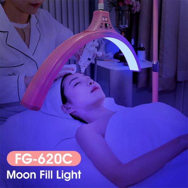 2700k LED Half Moon Lamp 60 w Aluminum Fill Light For Beauty Makeup Lash Extensions