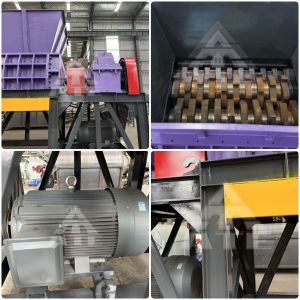 Industrial Fabric Leather Shredder Waste Clothes Shredder Machine