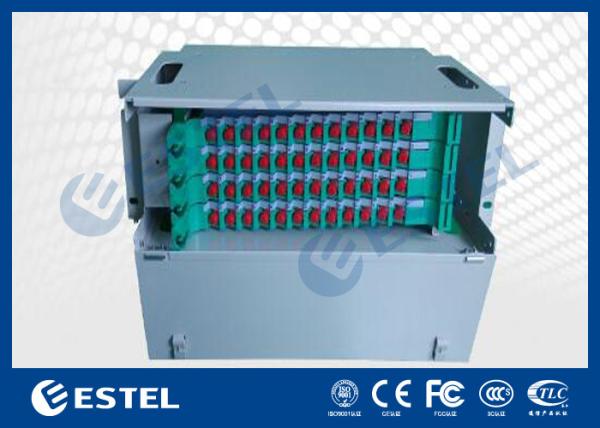 Quality Custom 72 Cores Fiber Optic Distribution Frame For 19 Inch Rack Enclosures for sale