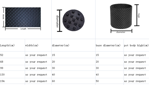 Europe Design Style Large Tree Faster Grow Pot Plastic Plant Pot From Factory