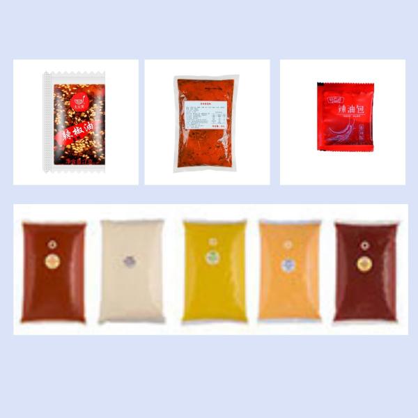Vertical Plastic Liquid Packaging Machine Sauce Packing Machine Easy Operation