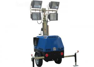 China Air cooled Diesel Mobile Light Tower 5kw  6.7 meters Height of Mast wholesale