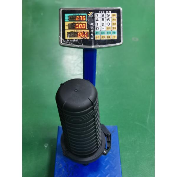 144 Cores Heat Shrink Dome Fiber Optic Splice Closure 1 Oval 4ports Arial Pole Wall Mount