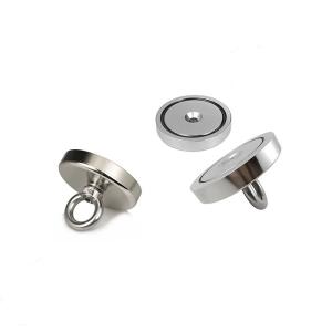 China High Magnetic Force NdFeB Fishing Magnet D80x19mm-M10 with Permanent Magnetic Field wholesale