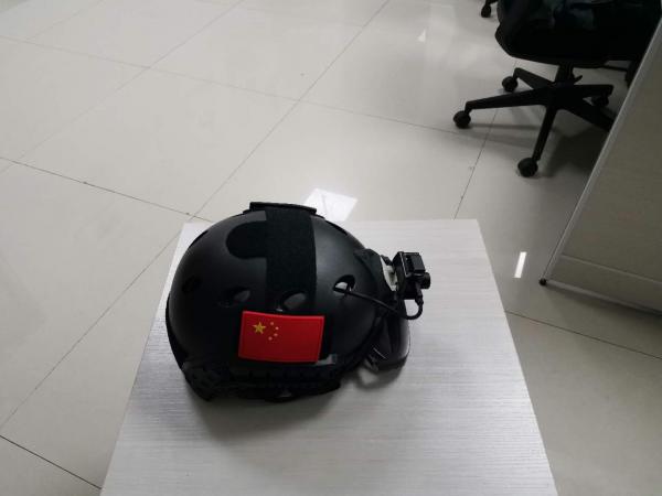 RoboCop Style 5m Smart Temperature Measuring Helmet