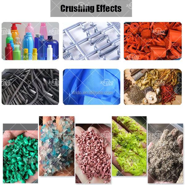 Xrido Double Shaft Waste Plastic Shredder 300-22000 Kg/hour Capacity