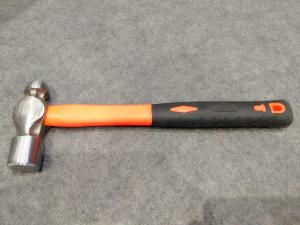 Ball pein hammer(XL0051-2) with polishing surface, colors rubber handle, durable quality and good price