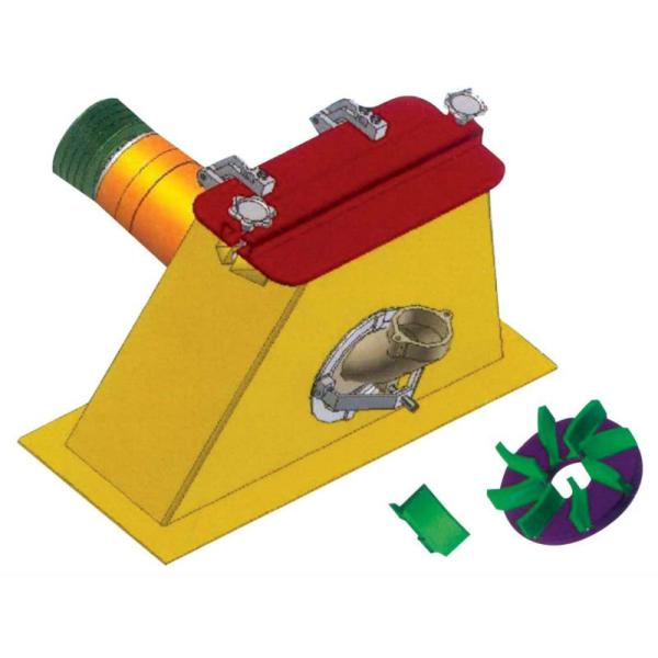 Belt Wheel Shot Blasting Turbine Impeller Head With Directly - Driven / Belt - Driven