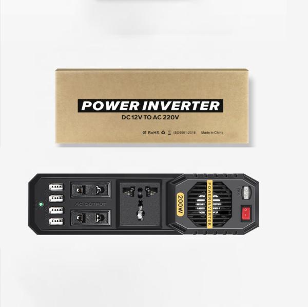 Quality Electric Usb Car Motor Inverter 200W Car Power Inverter 12V Dc To 110V Ac 12 Volt Dc To Ac Converter - Car Power Inverter for sale