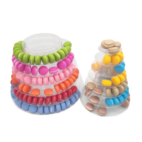 13 Tier large Plastic Macaron Packaging White 62cm Wedding Cupcake Stand