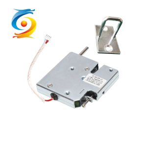 China Electric Micro Electromagnetic Lock Silver For Parcel Delivery Locker wholesale