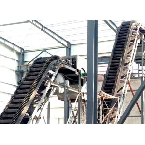 China Customized Carbon Steel Cleated Belt Conveyor Heavy Duty Sidewall wholesale