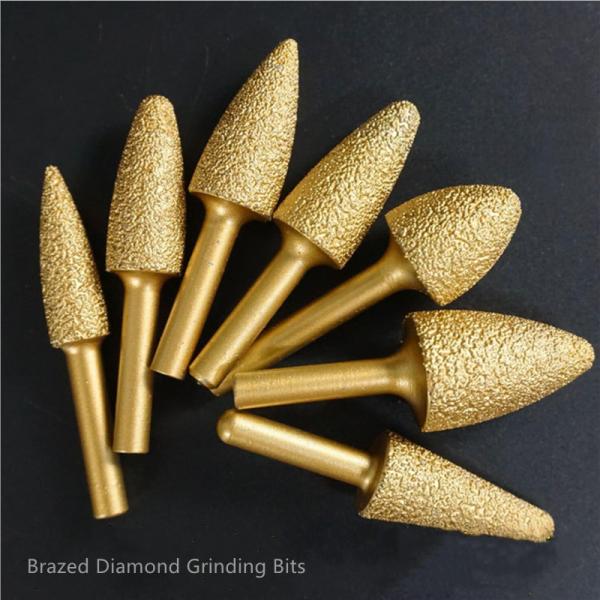 6mm Brazed Diamond Tools For Iron Casting Granite Marble Grinding