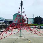 Polyester Pyramid Childrens Climbing Equipment Nets For Playgrounds