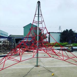 China Pyramid Playset Custom Climbing Net 8x8x6m For Playground Equipments wholesale
