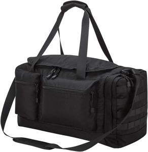 China Black Unisex Custom Travel Bag Cool Durable Extra Large Lightweight 22x9.5x11.5" wholesale
