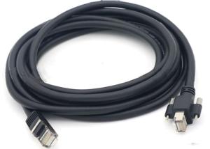 China Functional Camera Data Cable Custom Length Tough Molding With Thumb Screw wholesale