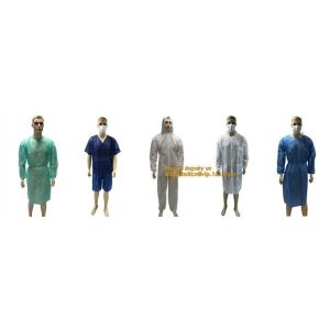 durable chemical resistant lab coats,elastic material coverall workwear
