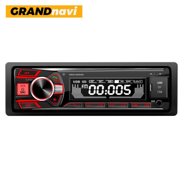 Quality GRANDnavi 1DIN Car Stereo Receiver In-Dash Car Radio Digital BT Audio Music Stereo MP3 Player for sale