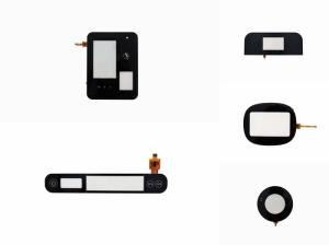 China Round Capacitive Touchscreen Panel I2C Interface Waterproof PCAP Touch Display wholesale