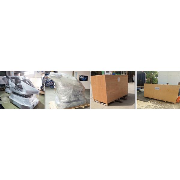 Black VR Racing Simulator Game Amusement Machine Custom Color 42" Monitor