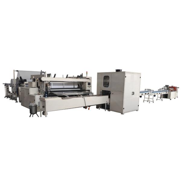 Edge Embossing PLC Fully Automatic Toilet Paper Making Machine Rewinding