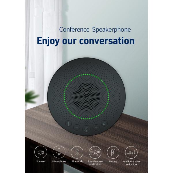 usb wireless plug and play audio system omnidirectional conference microphone or speakerphone with battery