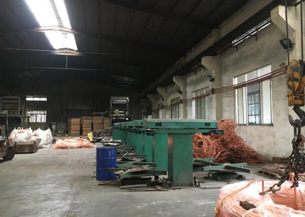 Quality Oxygen Free Scrap Copper Rod Vertical Upward Continuous Casting Machine for sale