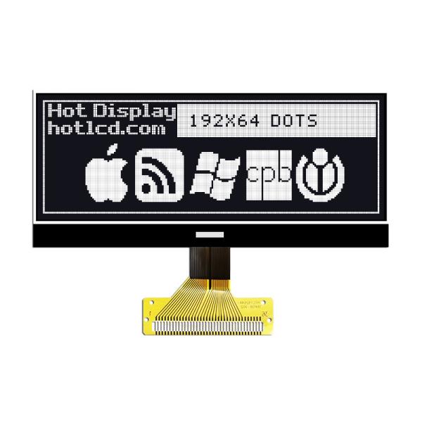 192X64 36PIN LCD Graphic Module , IST3020 Chip On Glass Display HTG19264A