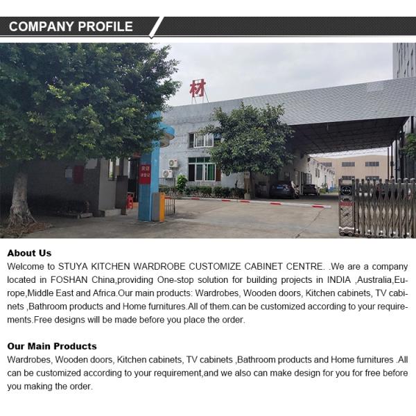 2.8m Omnipotent Living Room TV Shelves LED Wall Wood TV Cabinet With Fireplace Stuya