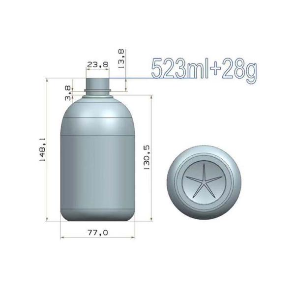 Stretch 1 Liter Small Pet Plastic Mineral Water Bottle Making Machine with DELTA PLC