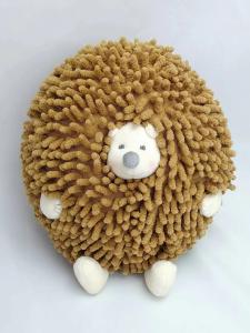 China OEM ODM Cute Hedgehog Toy Stuffed Animal Chenille Cord Velour And PP Cotton Filling wholesale