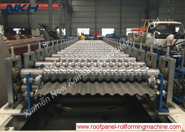 Quality Corrugated Sheet Roll Forming Machine , High Precision Cold Roll Forming Machine for sale