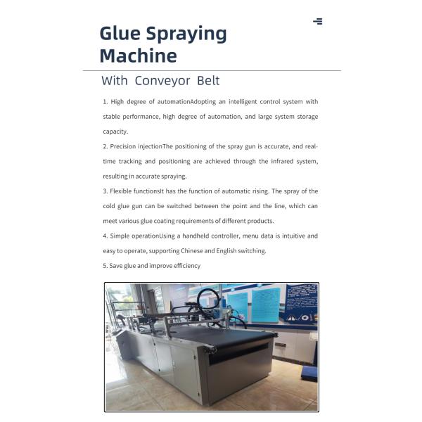 Maximum Gun Movement Speed of 600/s for CQT-1000CB Hot Melt Adhesive Spraying Machine