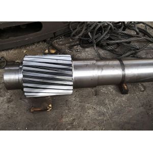 China Helical Spline Transmission Gear Shaft 18CrNiMo7 Forged Steel wholesale