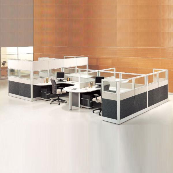 China Office Cubicle Workstation Privacy Screen Partition Office Desk Set wholesale