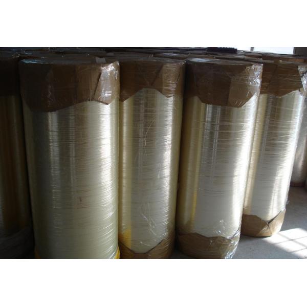 Film Bopp Adhesive Tape , Hot Melt Bopp Tape Jumbo Roll With Customized Width