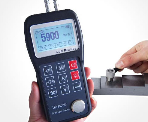 Digital Portable High Temperature Ultrasonic Thickness Gauge Pipe Wall thickness Tester RTG-300G