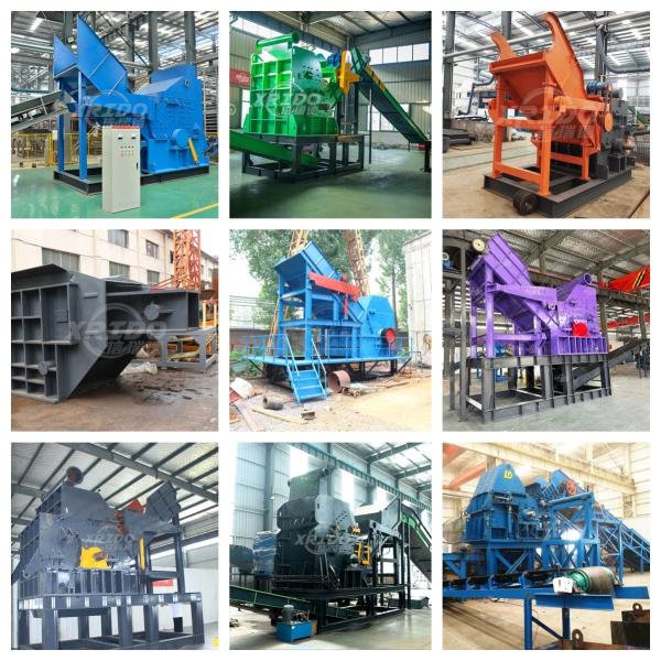 Waste Home Appliance Recycling Machine Waste Home Appliance Plastic Crushing Recycling Machine