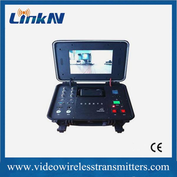 Quality Rugged Portable COFDM Video Receiver 4G & WiFi Diversity Reception Battery Powered 300-2700MHz Low Delay for sale