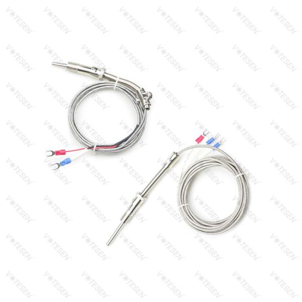 E J K Type Thermocouple Temperature Sensor Spring Bayonet Thermocouple 800C