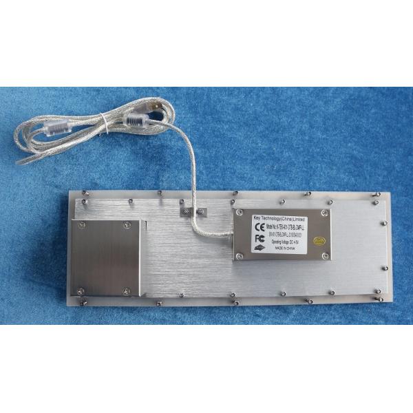 Ip67 Wired Illuminated Steel Keyboard Vandal Proof Waterproof Touchpad Industrial