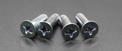 High Precision Flat Head Thread Forming Screws M6x30 Grade 4.8 For Communication