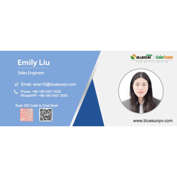 Bluesun HJT Manufacture Bifacial Shingled Solar Power Panel 700W 690W 680W 675Watt Mono Home Use 1000w Solar Panel Complete Kit