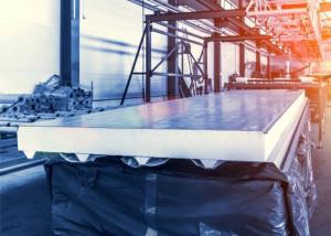 China Automatic Sawing PU Sandwich Panel Continuous Production Line wholesale